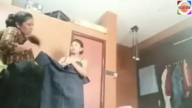 Indian hostel girls dress change recorded on hidden cam 2020