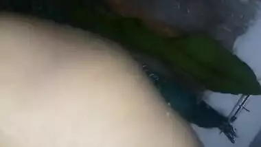 Excited Indian woman with bald XXX pussy records sex video in bathroom