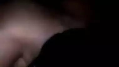 Horny Desi chick has her XXX muff nailed in darkness by ex-lover