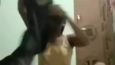Horny Young Village Wife Cam Sex With Brinjal