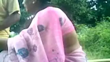 Daring Desi Aunty Sucks Uncles Cock Outside in the Park