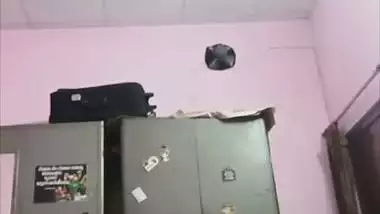 Sister changing dress caught on camera by brother