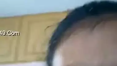 Indian teen with big eyes and pierced nostril shows what she has got