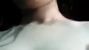 Handsome Desi guy and GF in XXX hijab make out in front of camera