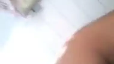 Indian chick making a teasing film for her guy