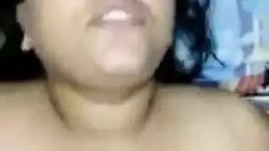 Breasty Bhabhi groaning sex MMS latest video