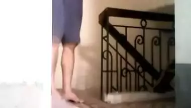 Punjabi sexy video of a horny couple having outdoor sex on the roof