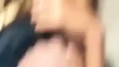 Shy Desi girl wants guy to leave her alone but he continues to film tits