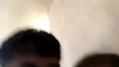 Indian witch takes the edge off kissing loved man before the camera