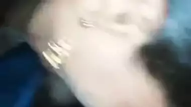 Desi is captured with neighbor's finger in twat and XXX tool in mouth