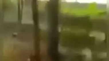 Lover couple was doing Mangal in the jungle, village people caught both of them