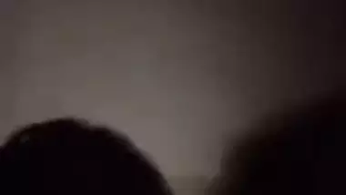 Horny Desi XXX lovers enjoying sex on cam at night time MMS