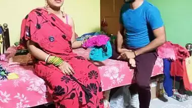 A nasty man fucks a saleswoman behind his wife