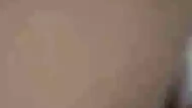 Cute smiling face girl naked on video call to lover