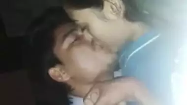 Sleeping Desi babe tries to cover face while sex partner kisses XXX lips