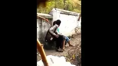 Nice-looking legal age teenager hotty enjoys outdoor sex with her lover