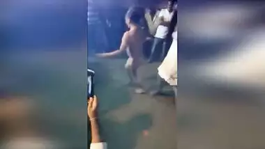 Desi local slut girls open naughty dancing front of local beer shop