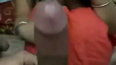 Horny Desi whore plays with boy's XXX tool in her mouth on camera