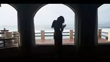 Horny girl in red bra and saree part 2 sexy make u cum