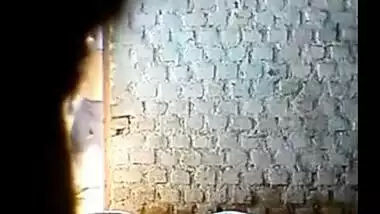 Hidden camera records bhabhi taking a bath in her bathroom