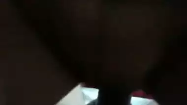 Man presses desi lady’s boobs and makes her ride on his dick