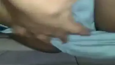 Horny Indian girl musterbet her juicy virgin pussy and squeezing her boobs