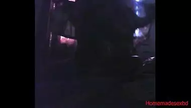 I fucked my cute girlfriend in the dim light in the hotel room