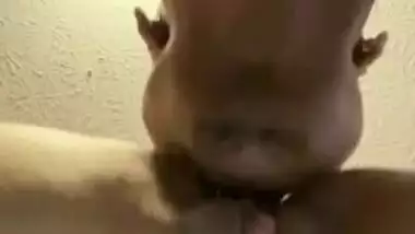 Eating my pussy right quick