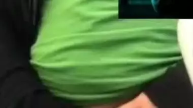 Today Exclusive- Super Hot Look Desi Girl Showing Her Boobs On Video Call