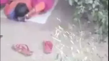 Tamil couple banging outdoor in a jungle gets caught on a , desi sex mms