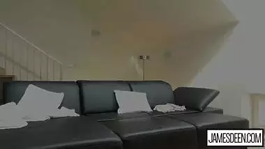 KIRA THORN GETS DP'd BY TWO BIG COCKS - Double Penetration / DP / 3Some / Anal / Cum In Mouth & Ass