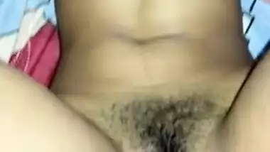 Tight Indian hairy pussy fucked by lover