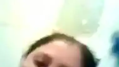 Boob press and hot kiss of amateur lovers