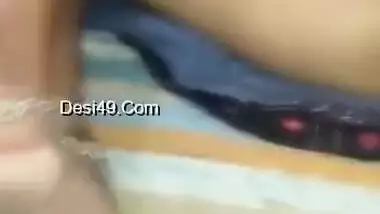 Today Exclusive -sleeping Wife Boobs And Pussy Video Record By Hubby
