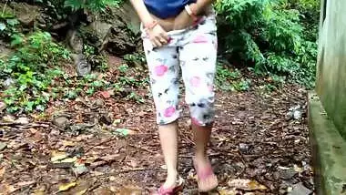 [ Indian Hard Porn ] Desi village aunty outdoor fucking with young devar