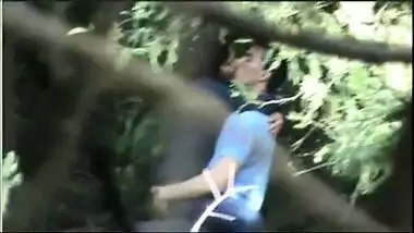 Outdoor sex scandal of college girl caught on hidden cam by classmate