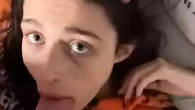 Babe taking long dick