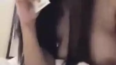 Teen exposes her XXX body and prepares a condom for subsequent sex