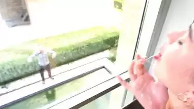 My first anal. Lover fucked a big dick in my tight ass in front of husband