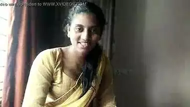 Hot village girl trying out her first selfie nude video for Bf