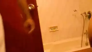Indian Young Busty riding my dick in the bathtub and moaning to orgasm on era
