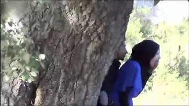 Paki slut wife fucked by her boss outdoor in the forest, Desi mms