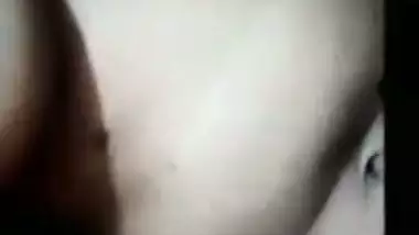 Girlfriend virgin boobs and pussy showing MMS