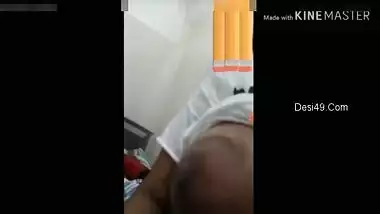 Desire is stronger than XXX ethic so Indian babe airs her sex tits