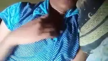 Clothed Desi woman touches tits after porn buddy says he won't come