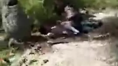 Tamil school girl fuck outdoor as real slut and caught on cam. Desi mms