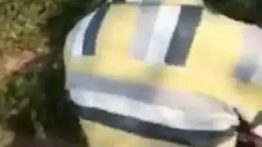 XXX sex video HD of a teen couple having fun outdoors after college