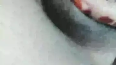 Desi MILF big Naked Boobs erect nipples and pink choot show to lover