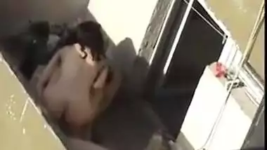 Indian sex video of a slim college girl having sex on the balcony