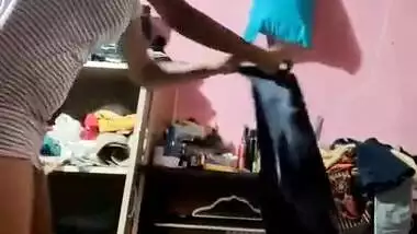 Desi Sis changing dress and Bro walks in and FK Part 5